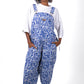 Salopette oversize SANKOFA azur FREE MIND