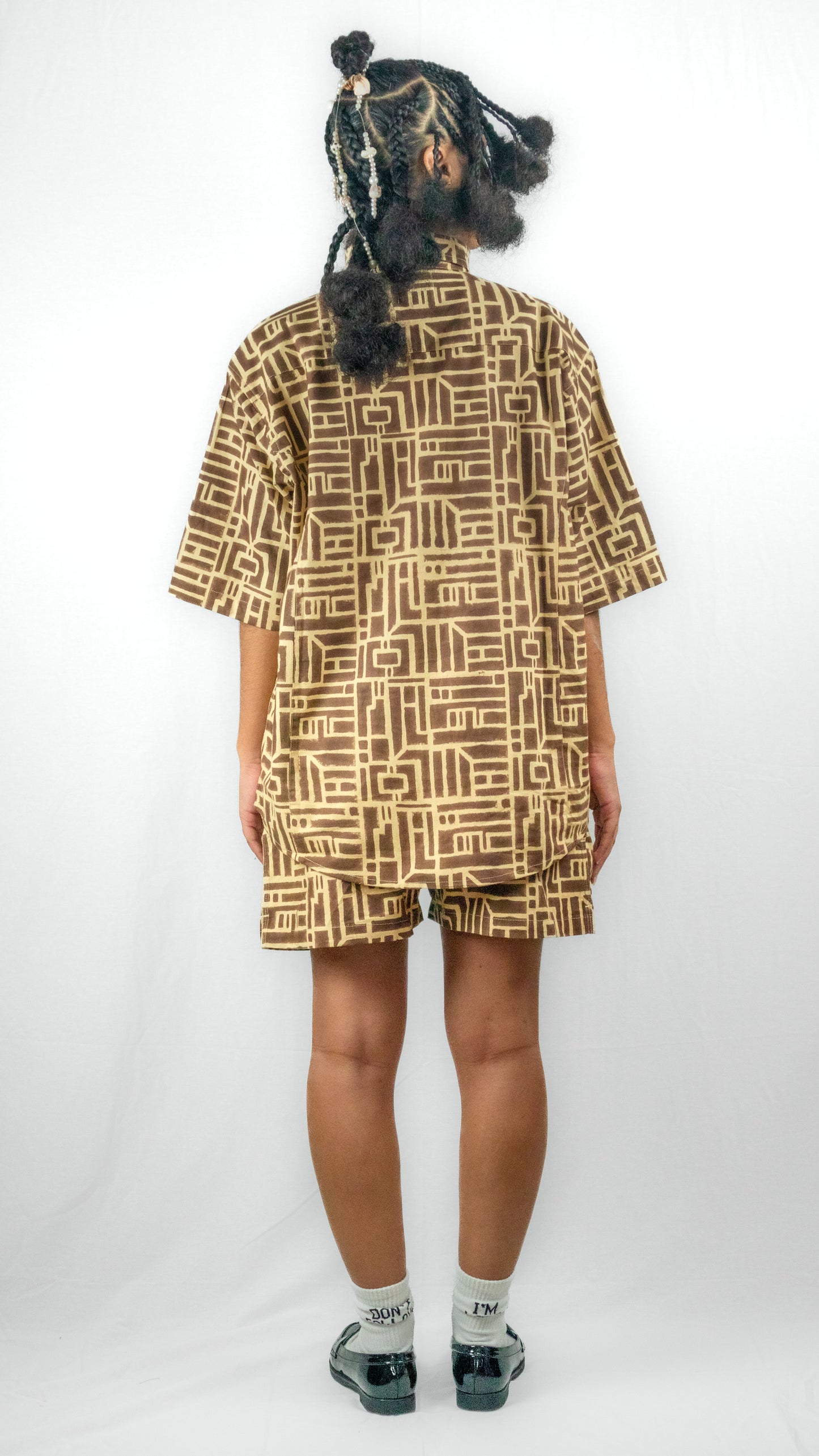 Chemise oversize SANKOFA moka